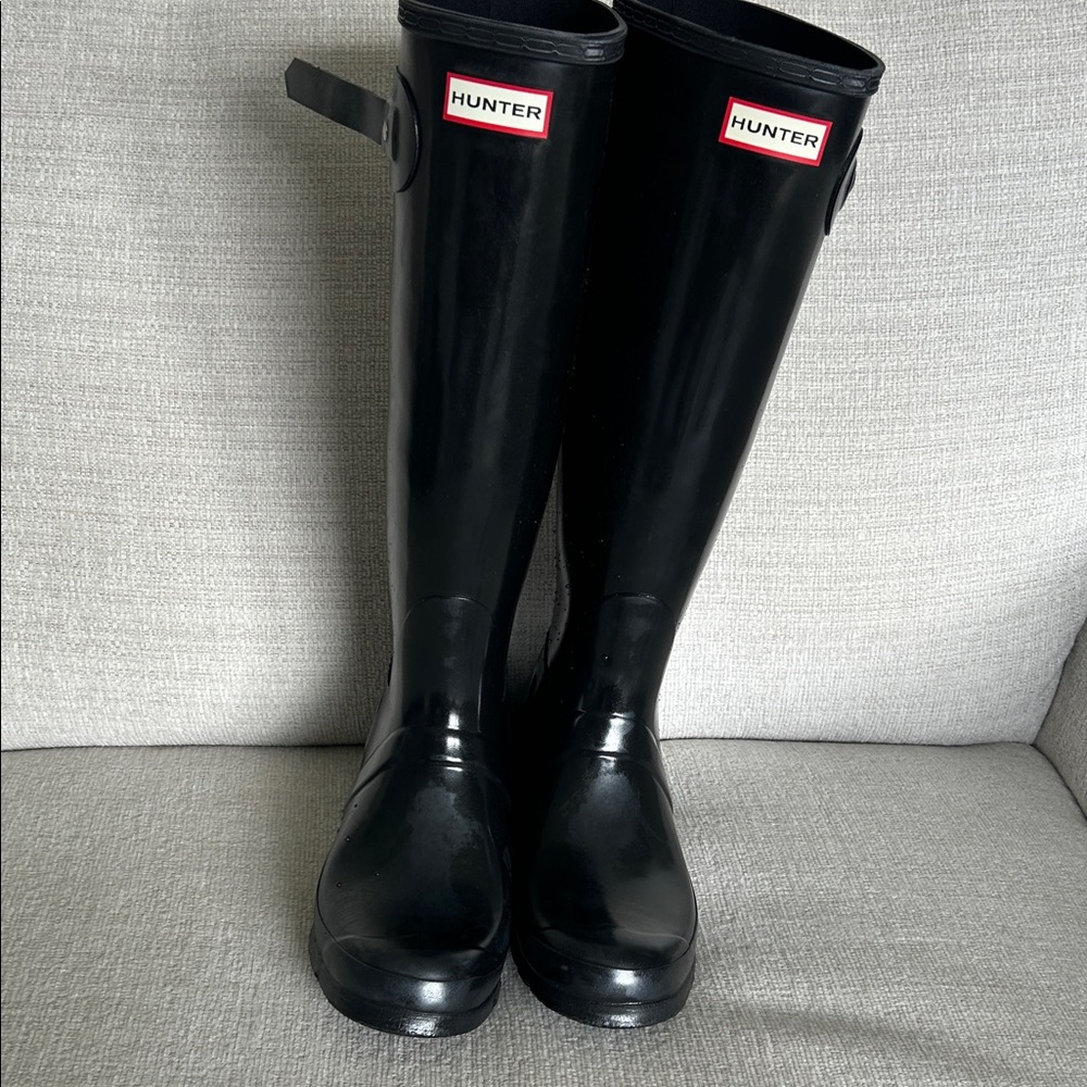 Hunter Classic Black Tall Boots
